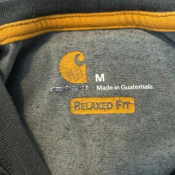 Carhartt Force men’s gray long sleeve relaxed fit t-shirt size medium - Picture 7 of 8